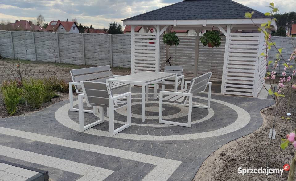 Nowoczesne meble ogrodowe SQUARE ławka ogrodowa małopolskie Czyżów