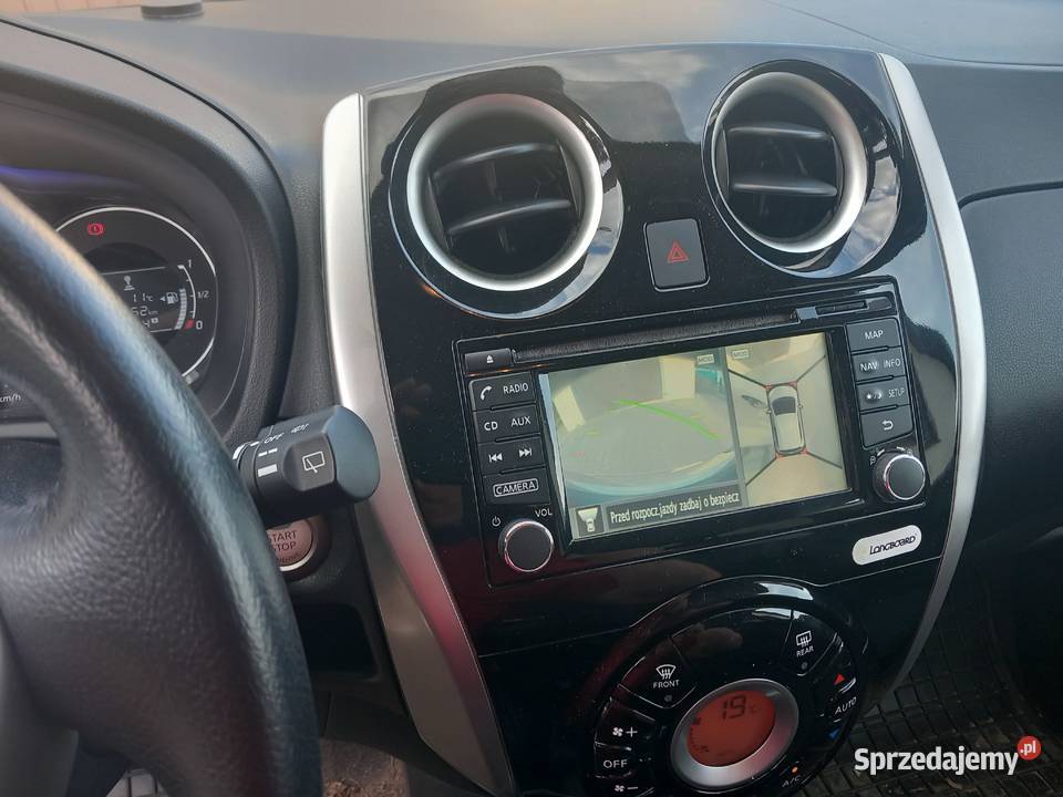 Nissan note biała perła kamery 360 sprowadzony Ocin