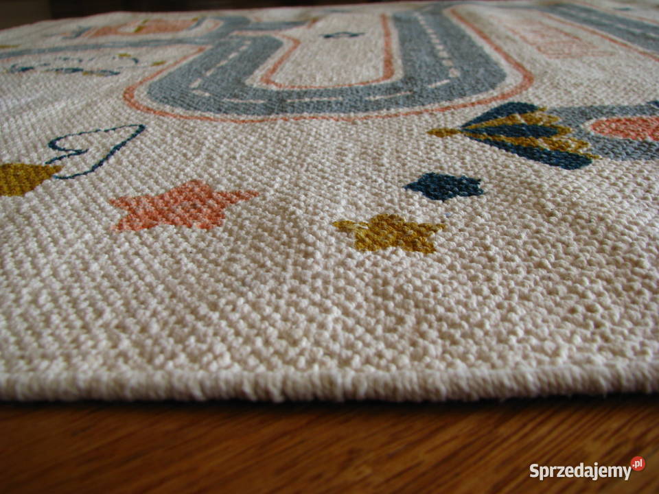Eko dywan dziecięcy mata do zabawy bawełna 130 x