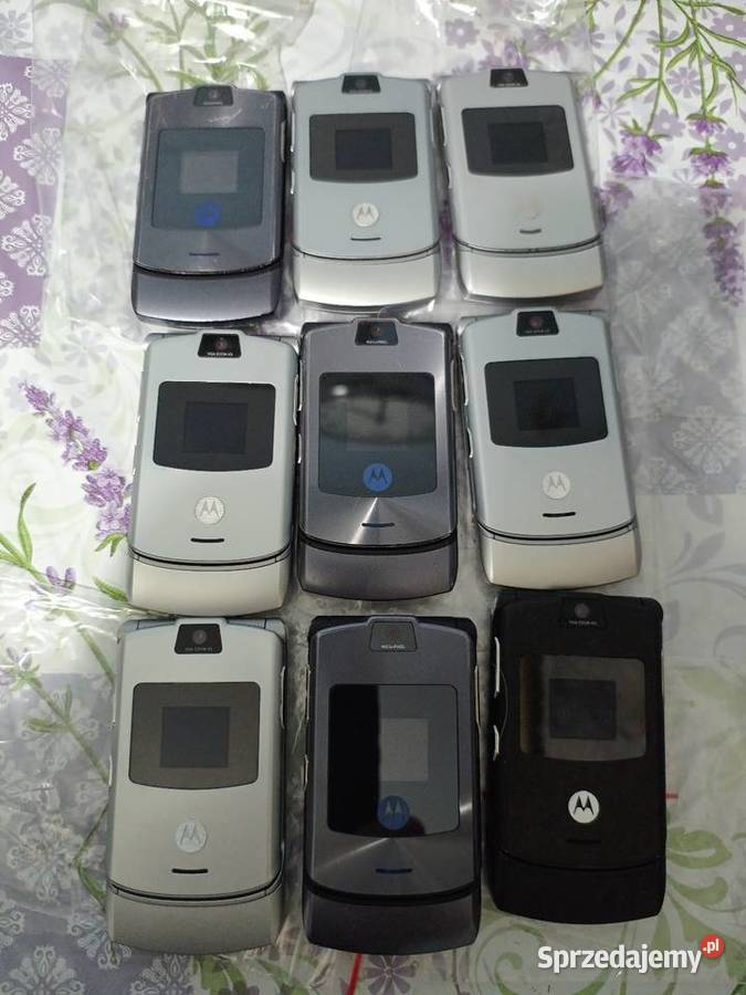 Motorola V3 Legnica 9 sztuk