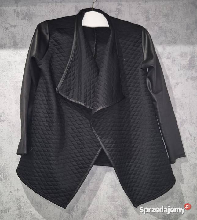 Narzutka damska czerń pikowana 38M Bez wzoru Łódź sprzedam