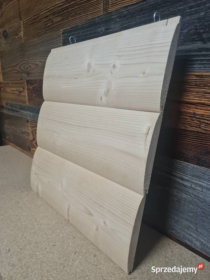 DESKA ELEWACYJNA PÓŁBAL 140X20 świerk producenta Domaradz