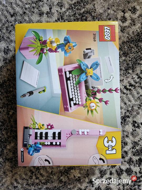 Lego Creator 31169 Maszyna do pisania z kwiatami Zabawki Kraków