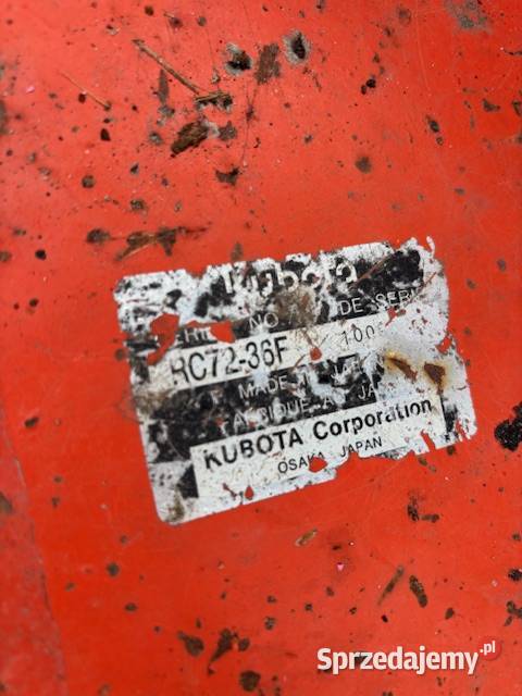 Kosisko agregat tnący kosiarka Kubota Wioska