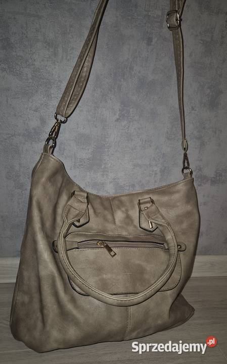 Torebka damska beżowa duża Torby i torebki