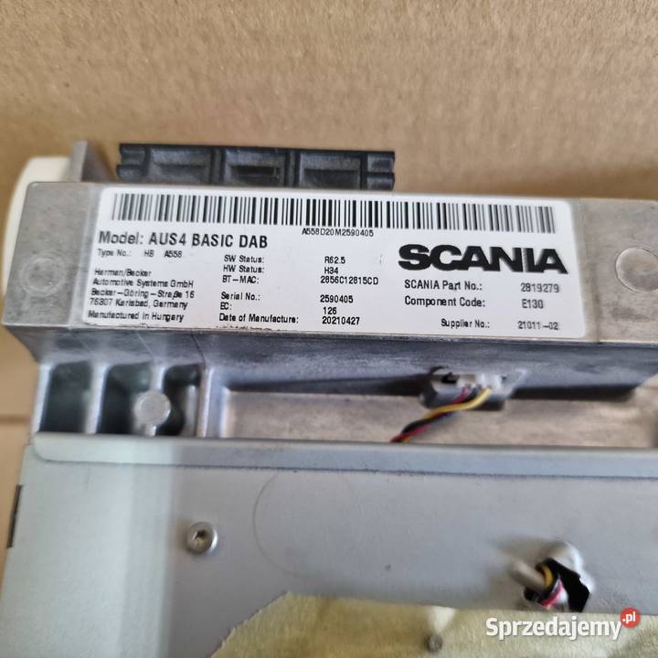 SCANIA S R NGS RADIO NAWIGACJA 2819279 Trzciel sprzedam