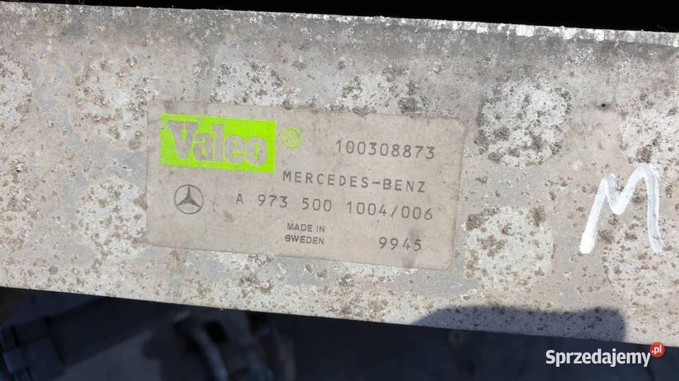 PAS PRZEDNI CHŁODNICE MERCEDES ATEGO A9735001004 Lipno
