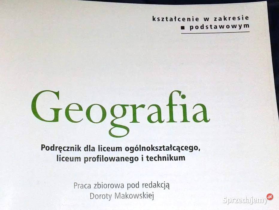 Geografia Podręcznik Zakres podstawowy D Chełm sprzedam