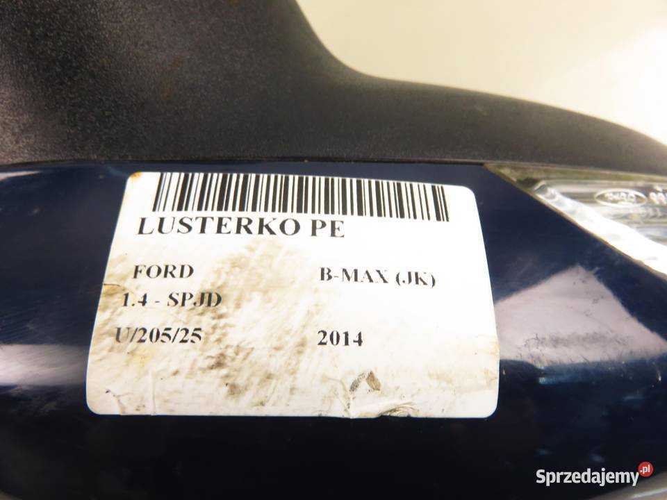 LUSTERKO PRAWE FORD B 8 PIN EC