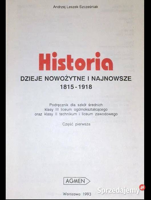 Historia Kl 2 Technikum i Liceum zawodowe Kl 3 lubelskie Chełm