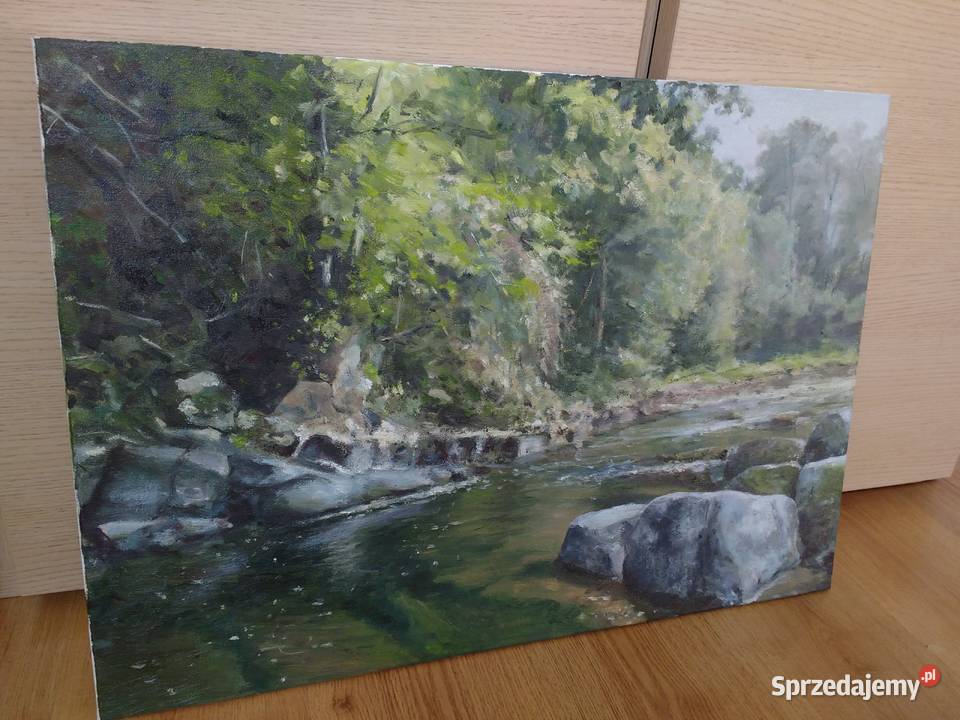Obraz olejny 50x70 Bieszczady Przeworsk