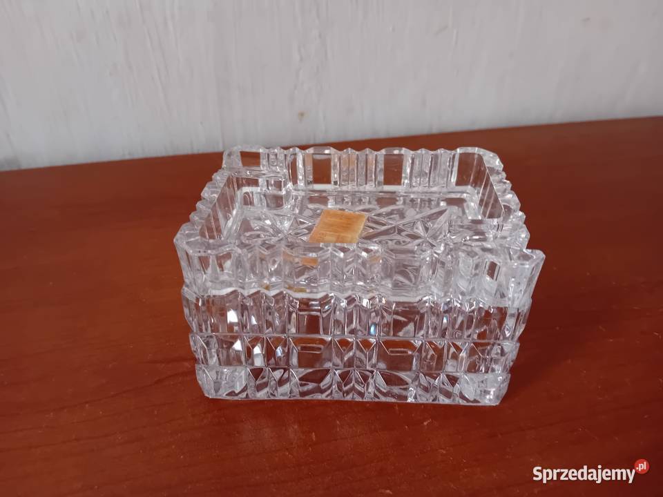 Kryształowa papierosnica popielniczka sprzedam
