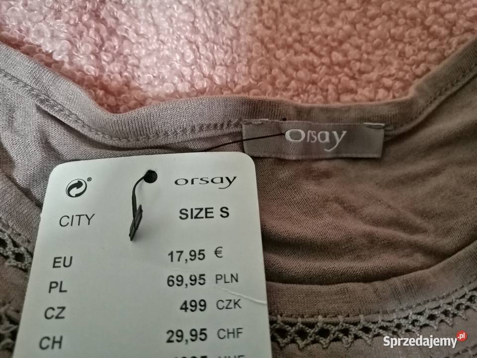 Nowa z metką Beżowa elegancka bluzeczka ORSAY Rozmiar 36(S) Leszno