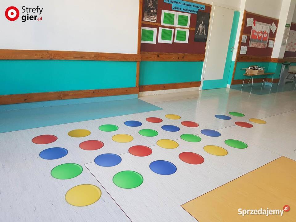 Twister244100x150 gry korytarzowe naklejki sprzedam