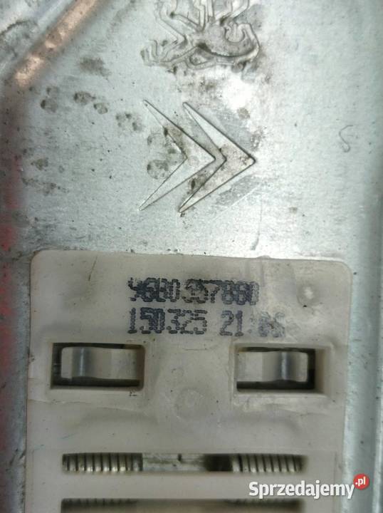 MECHANIZM SZYBY PRAWY PRZÓD 9680557880 Peugeot