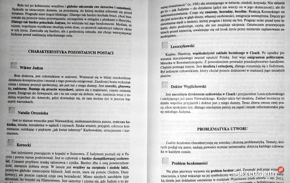 Ludzie bezdomni Stefan Żeromski Lektura z Chełm