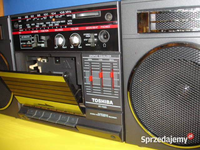 Radiomagnetofon TOSHIBA RT7025 Radioodtwarzacze lubuskie