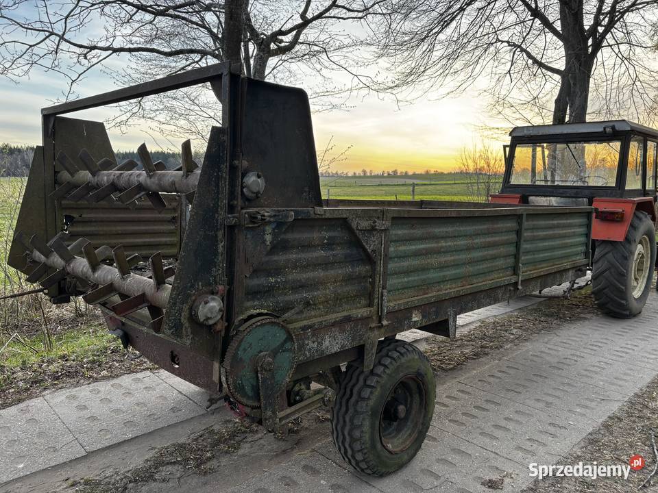Rozrzutnik obornika jednoosiowy 35T Rolnictwo Górowo Iławeckie