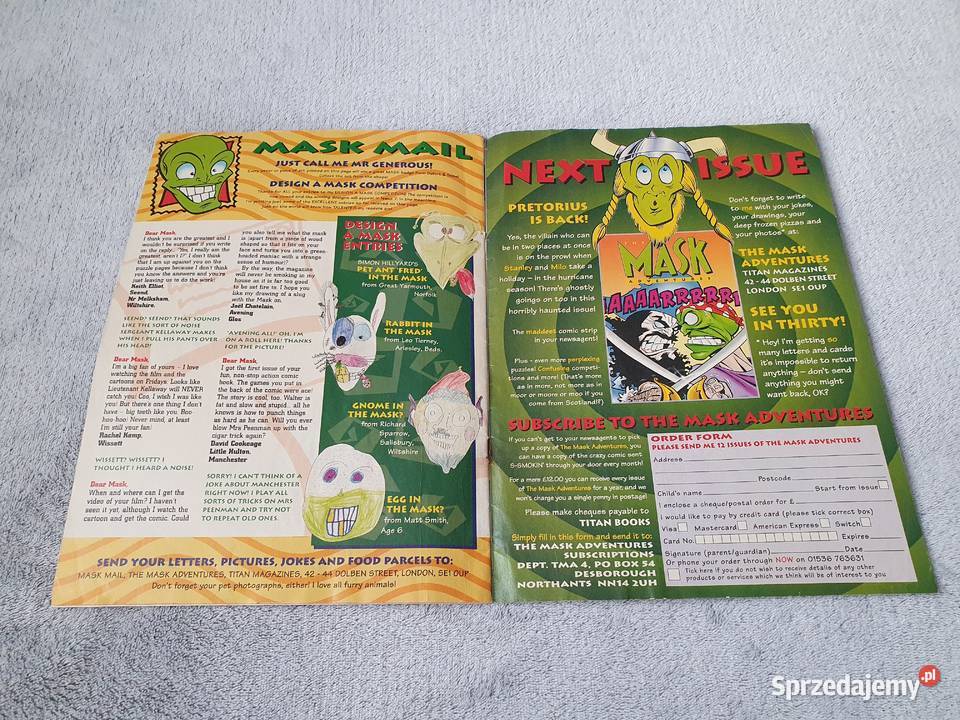 The Mask Adventures komiks w języku angielskim Gdynia