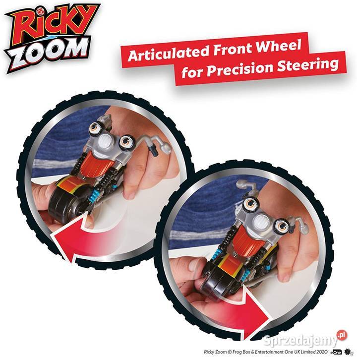 Figurki Zestaw Motor Motocykl Ricky Zoom Maxwell Tomy małopolskie Mogilany