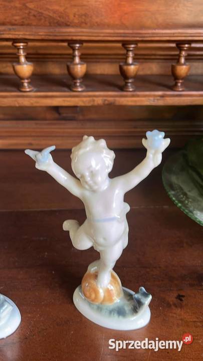Wiosna Figurki Pory Roku Ilmenau Porzellanfabrik Porcelana i szkło Gdańsk