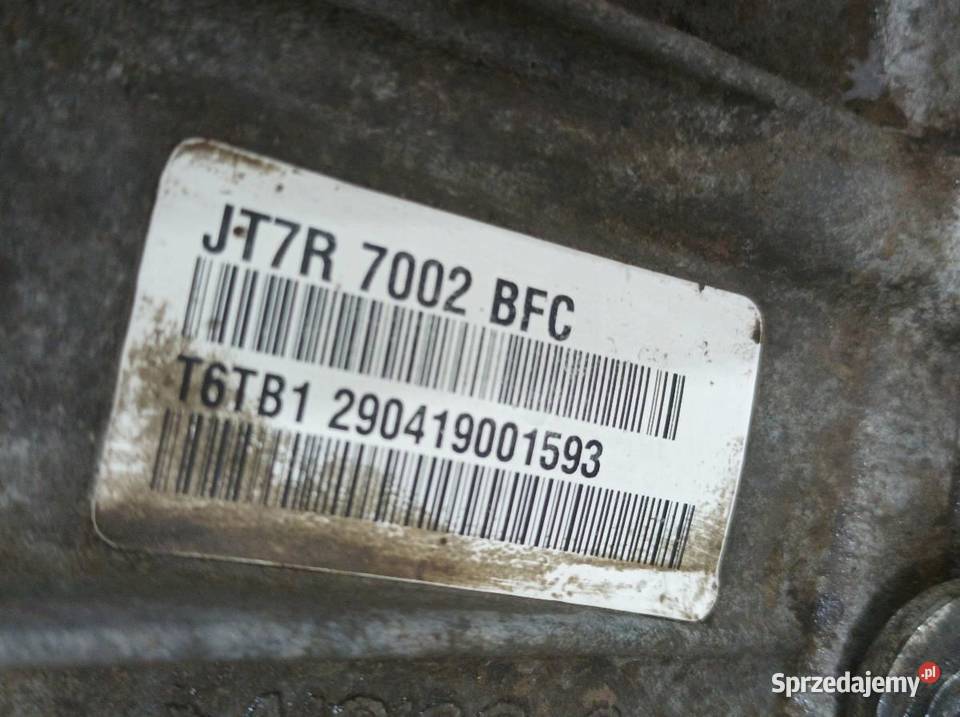 SKRZYNIA BIEGÓW JT7R7002BFC 10 ECOBOOST Ford