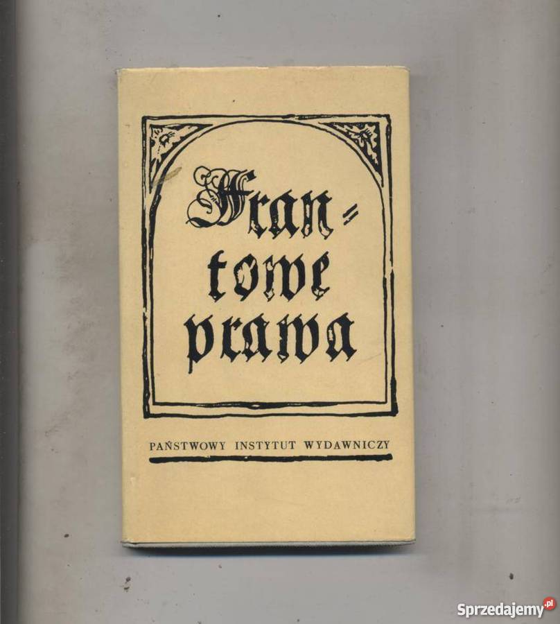 Frantowe prawa zachodniopomorskie Szczecin