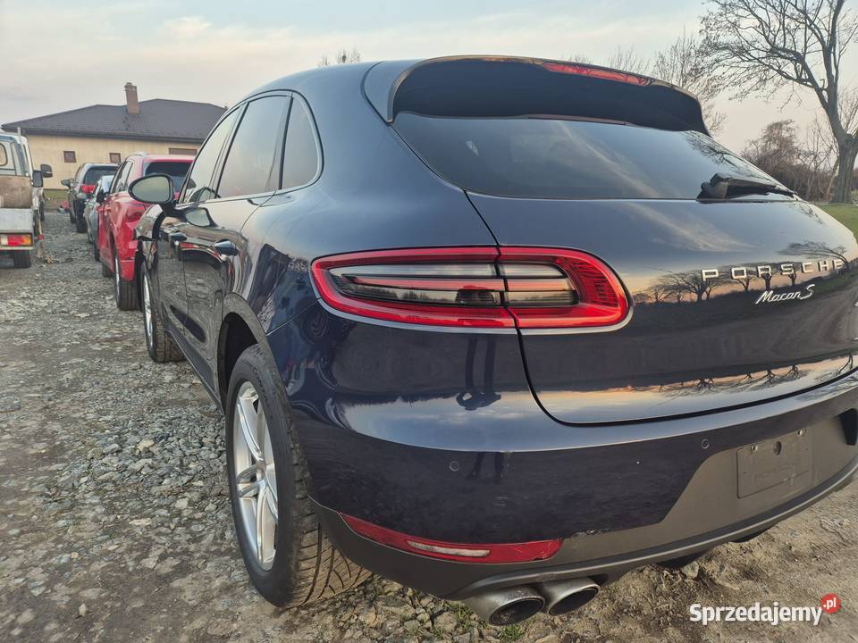 Porsche Macan S 30 2015 delikatnie uszkodzony na Żórawina
