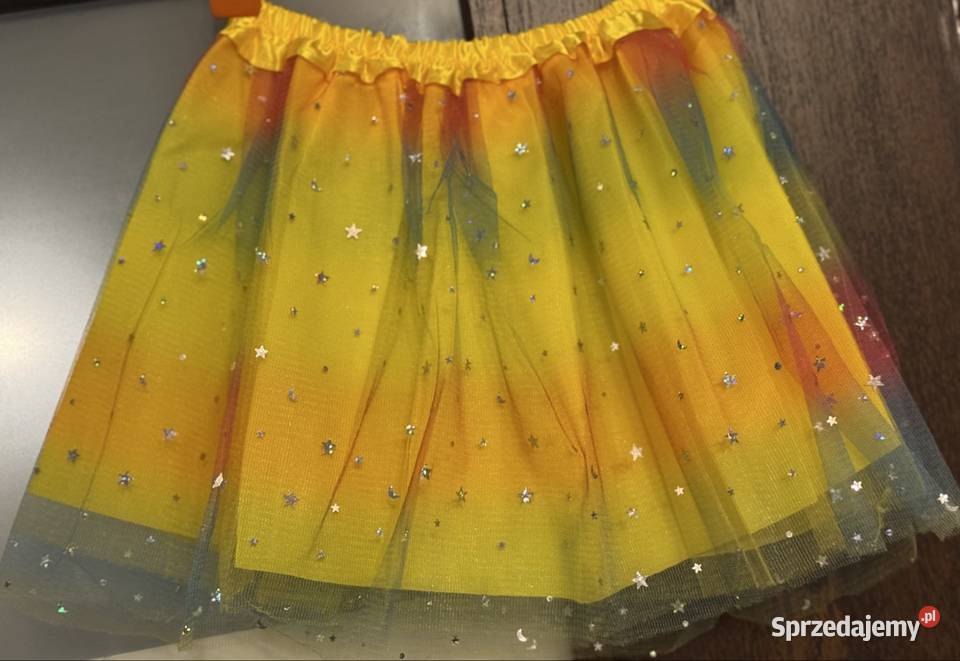 Tutu tęczowe z gwiazdkami Halloween Balerina mazowieckie Pruszków sprzedam