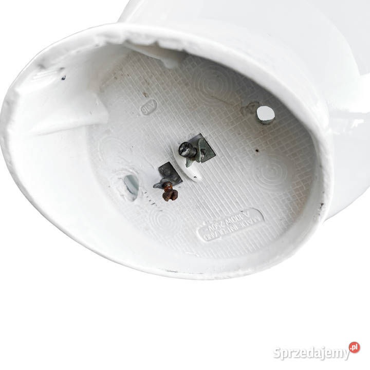 Kinkiet industrialny biały szklany FOTON Polska Warszawa