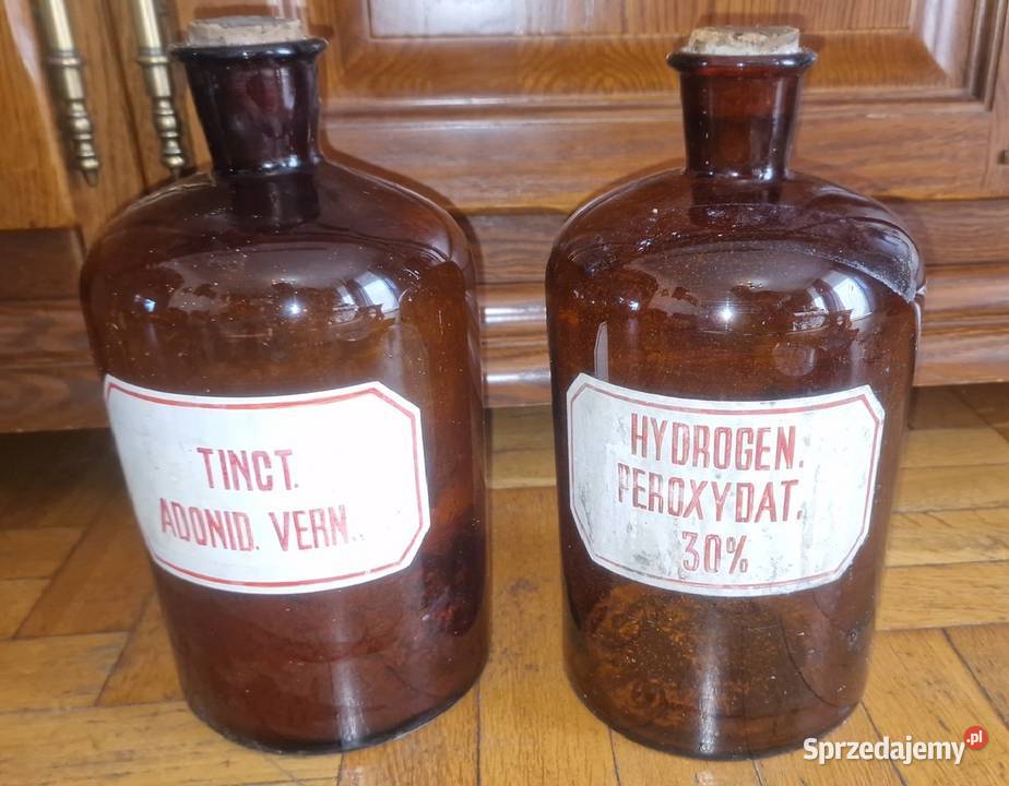 Butelki apteczne sztanglasy duże 2sztuki sprzedam