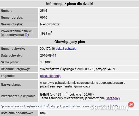 Niegowonice działka budowlana 1 984 m z widokiem