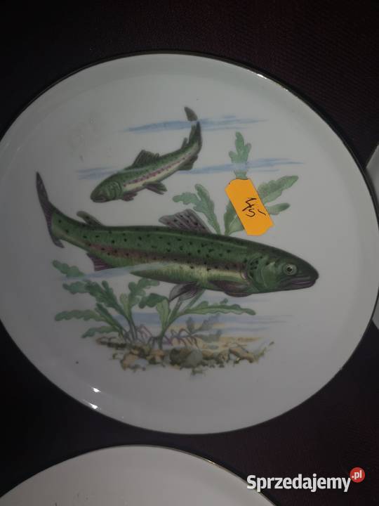 Talerzyk deserowy ryby CP Colditz Made in Gdańsk sprzedam