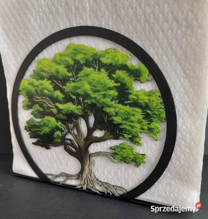 Piękny funkcjonalny serwetnik Metal Rotmanka