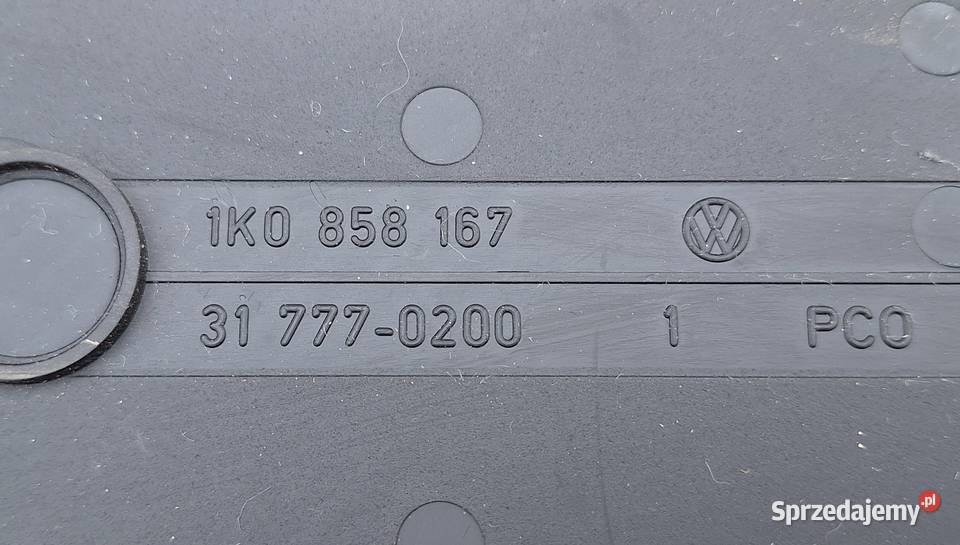 VW GOLF V WKŁADKA GUMOWA PUŁKI 1K0863167 Motoryzacja Radom