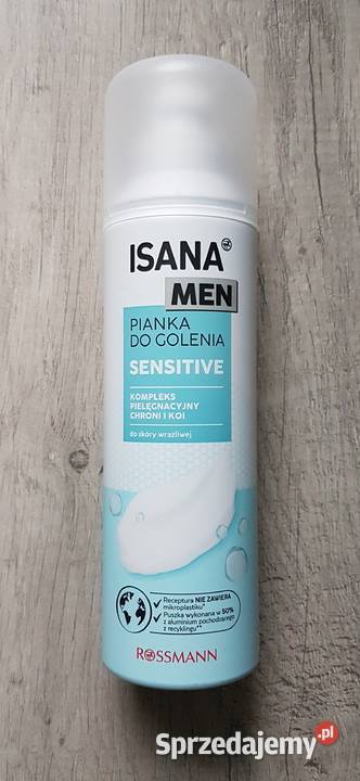 Isana Men Pianka do golenia Sensitive skóra małopolskie Chrzanów