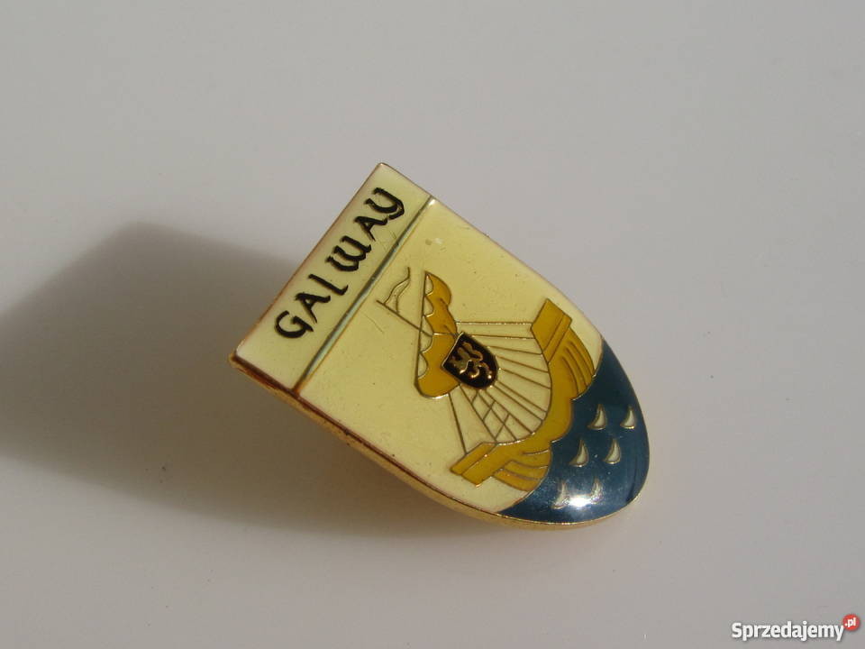 Pins znaczek w klapę pins GALWAY Irlandia Herb warmińsko-mazurskie Olecko