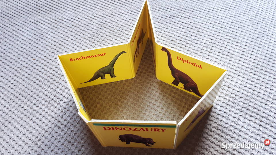 książeczkaharmonijka DINOZAURY Książki dla dzieci