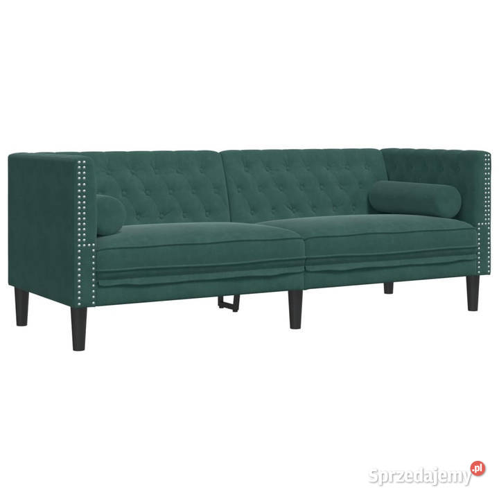 2cz wypoczynek Chesterfield z wałkami Warszawa