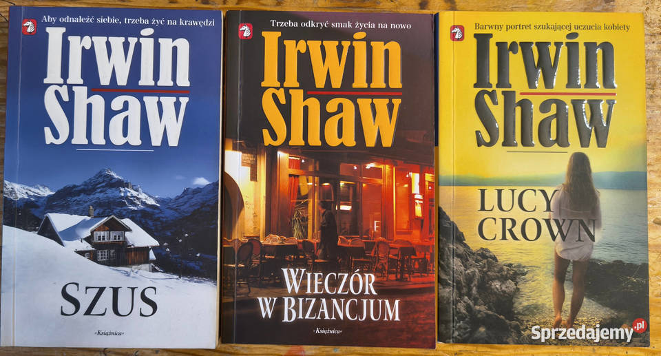 Irwin Shaw Szus Lucy Crown Wieczór w Bizancjum śląskie Sosnowiec sprzedam