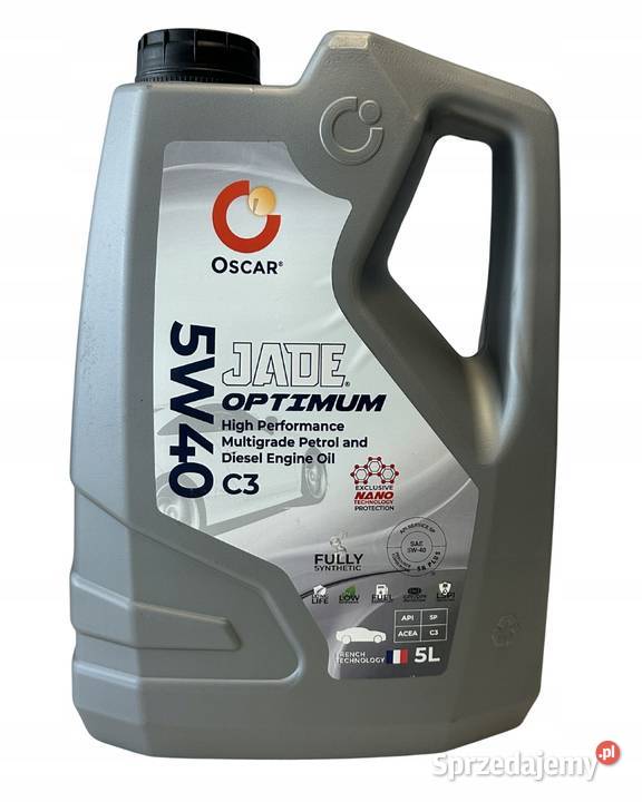 Oscar Jade Optimum SAE 5W40 5L ACEA C3 API SP SN Wrocław