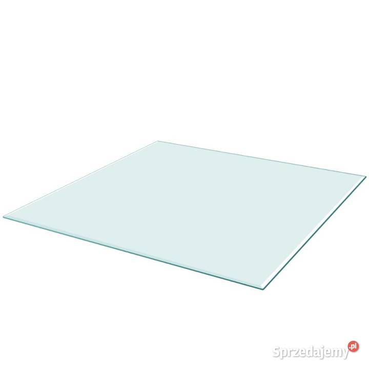 vidaXL Blat stołu szklany kwadratowy 700x700