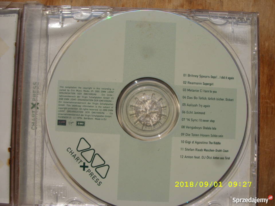 CD skladanka VIVA CHART X PRESS CD Wołów