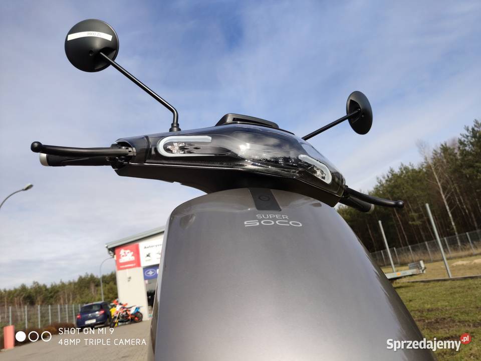 Skuter Elektryczny Super Soco CUX zasięg 80 Raty