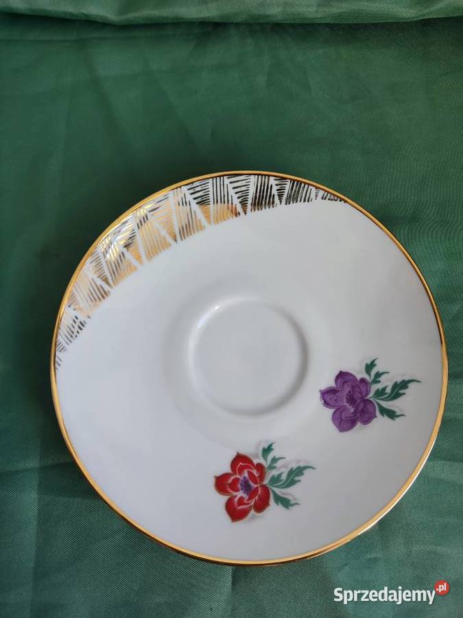 Filiżanka ze spodkiem porcelana Bareuther