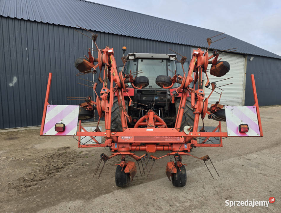 Przetrząsacz siana KUHN GF 7601 MH DigiDrive 76 Baliki
