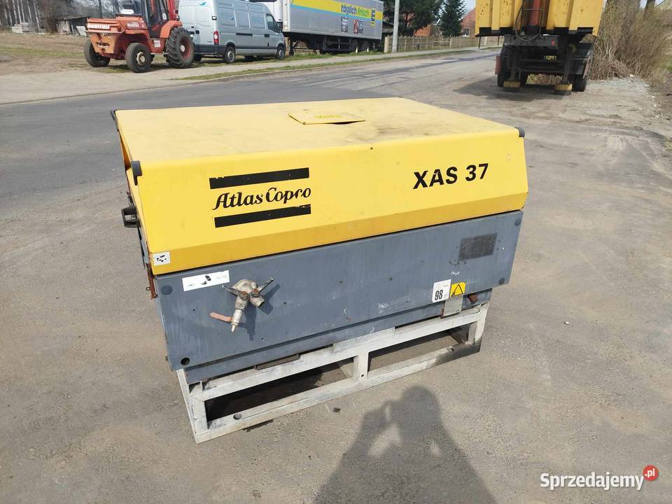 Kompresor sprężarka ATLAS COPCO XAS37 985 mth Strzyżew