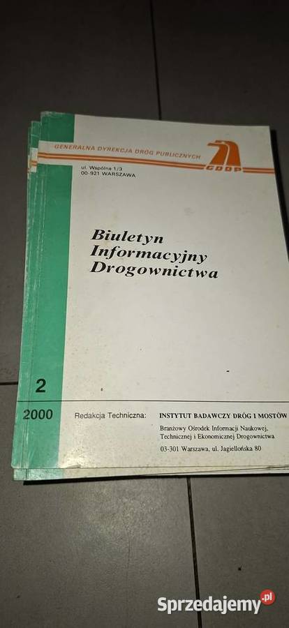 Biuletyn Informacyjny Drogownictwa 19922000