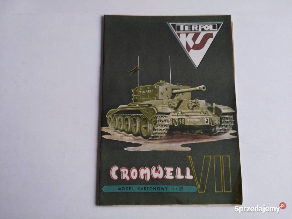 Model kartonowy A27M Cromwell Mk VII Terpol Dąbrowa Górnicza sprzedam