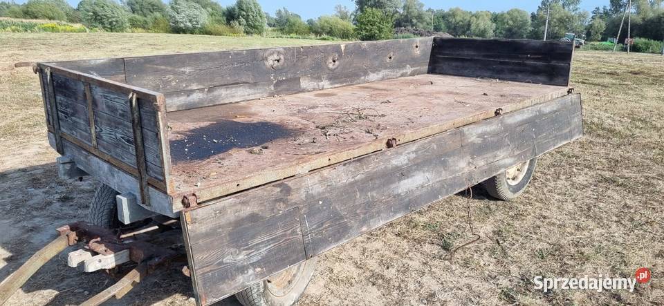 Przyczepka dwuosiowa wóz Przyczepy rolnicze Proszowice